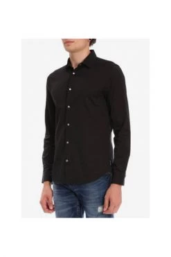 Armani Exchange Casual Overhemden Shirt Black -Armani Exchange Verkoopwinkel f30d2fd832759f8dc67b5ab47b908736
