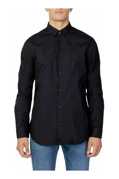 Armani Exchange Overhemden Shirts Black 2 Armani Exchange Overhemden Shirts Black - Afbeelding 2