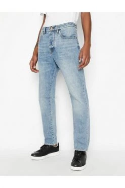 Armani Exchange Regular Fit Jeans Trousers Blue