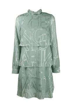 Armani Exchange Blousejurken Dresses Green