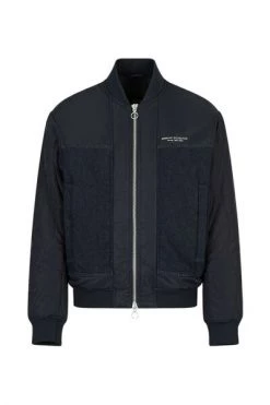 Armani Exchange Bomber Jackets Blue