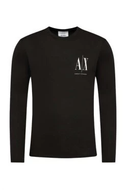 Armani Exchange Longsleeves Long Sleeve T-Shirt Black